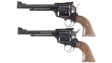 Two Ruger Blackhawk Single Action Revolvers