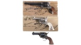 Three Single Action Revolvers