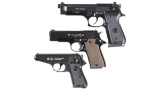 Three Semi-Automatic Pistols