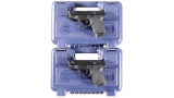 Two Smith & Wesson M&P Semi-Automatic Pistols w/ Cases