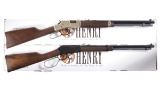 Two Henry Repeating Arms Lever Action Rifles w/ Boxes