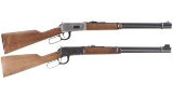 Two Winchester Model 94 Lever Action Carbines