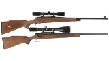 Two Remington 700 Bolt Action Rifles w/ Scopes