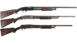 Three Slide Action Shotguns