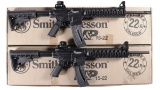 Two Smith & Wesson M&P 15-22 Semi-Automatic Rifles w/ Boxes