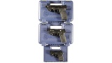 Three Smith & Wesson Semi-Automatic Pistols