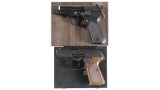 Two Walther Semi-Automatic Pistols