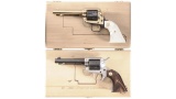 Two Cased Colt Frontier Scout Commemorative SA Revolvers