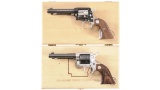 Two Cased Colt Frontier Scout Commemorative SA Revolvers