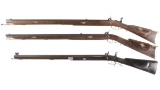 Three Contemporary Percussion Rifles