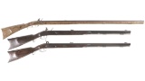 Three Contemporary Left Handed Rifles