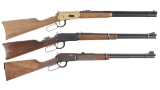 Three Winchester Lever Action Carbines