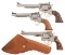 Three Ruger Revolvers