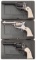 Three Ruger Vaquero Single Action Revolvers