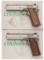 Boxed Consecutively Serialized Pair of Rare Coonan Arms Pistols