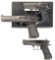 Three I.M.I./Magnum Research Semi-Automatic Pistols