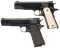 Two Colt Semi-Automatic Pistol