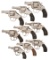 Nine Double Action Revolvers