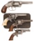 Four Ethen Allen Revolvers