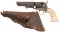 Factory Engraved Colt Model 1849 Pocket Revolver with Holster