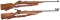 Two Pre-War Winchester Model 52 Bolt Action Target Rifles