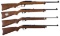 Four Ruger Carbines