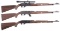 Three Remington Nylon Sporting Rifles