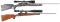 Two Remington Model 700 Rifles