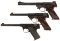 Three High Standard Semi-Automatic Pistols