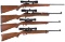 Four Scoped Ruger Sporting Long Guns