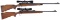 Two Scoped Remington Bolt Action Rifles