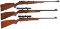 Three Anschutz Bolt Action Rifles