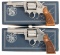 Two Smith & Wesson Double Action Revolvers with Boxes