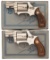 Two Smith & Wesson Model 37 Double Action Revolvers with Boxes
