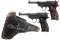 Two World War II Nazi Semi-Automatic Pistols