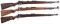 Three World War II German Bolt Action Rifles