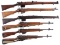 Six British Military Bolt Action Longarms