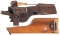 Mauser Broomhandle Shoulder Stock w/Harness & Cleaning Rod