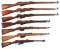 Seven Bolt Action Military Longarms