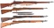 Four Japanese Military Bolt Action Rifles