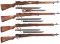 Four Japanese Military Bolt Action Rifles