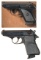 Two Walther Semi-Automatic Pistols