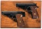 Cased Pair of Browning BDA-380 Semi-Automatic Pistols