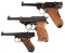 Three Semi-Automatic Pistols