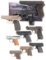 Nine Semi-Automatic Pistols