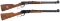 Two Winchester Lever Action Carbines