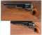 Two Colt Percussion Revolvers with Accessories