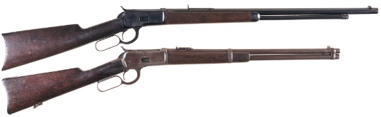 Two Winchester Lever Action Long Guns