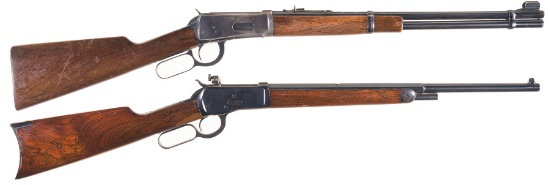 Two Winchester Lever Action Long Guns