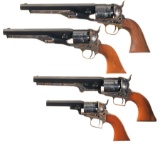 Four Colt Black Powder Series Percussion Revolvers